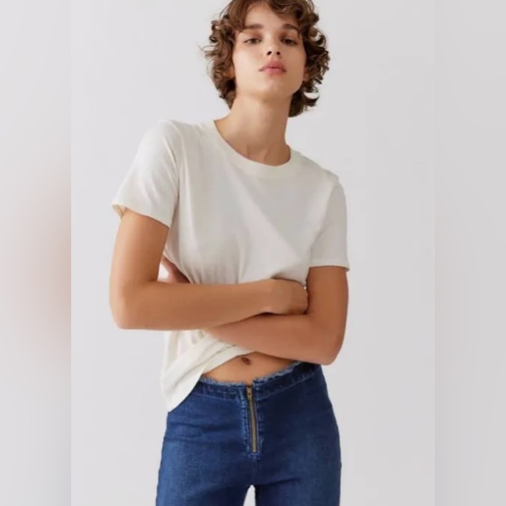 NWT American Outfitters BDG Iona Y2K Zip Up Flared Jeans